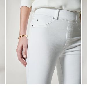 Spanx flare white jeans. medium. Originally $148. Still in package. Bought x 2.